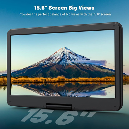 Portable dvd player with - 17.5",