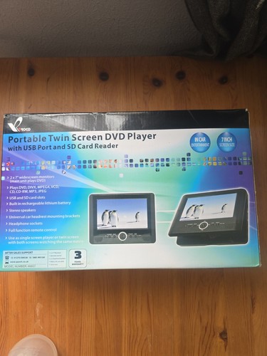 Roco portable twin screen dvd - portable,