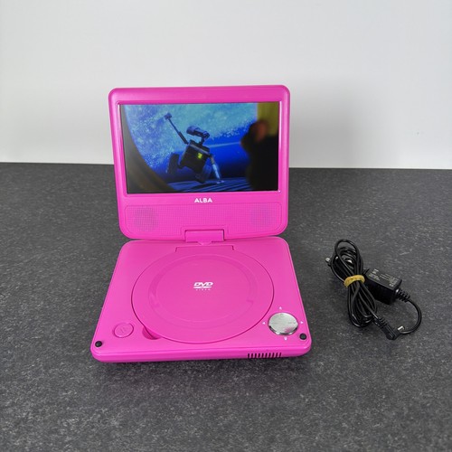 Alba pink portable dvd player - alba,