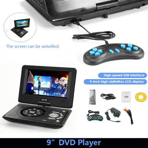 Portable dvd player - with, 9"